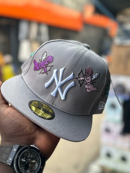 Casquette NY grise tendance