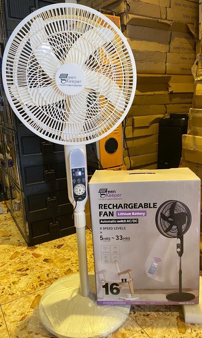 Ventilateur Rechargeable 16"