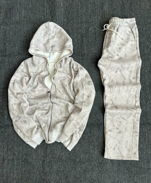 Ensemble tracksuit homme gris clair