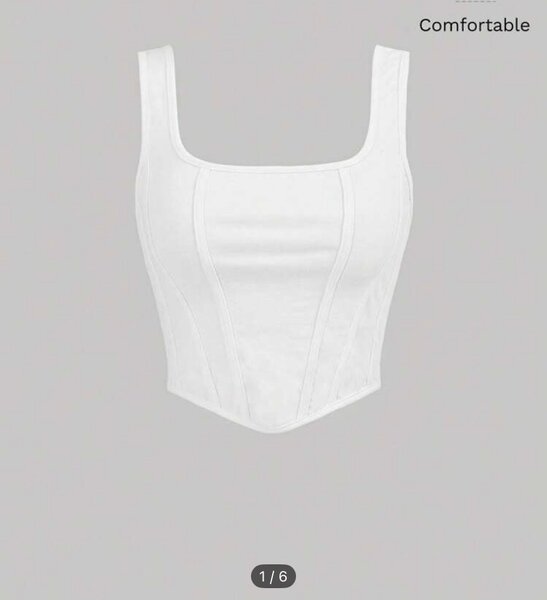 White Corset Top