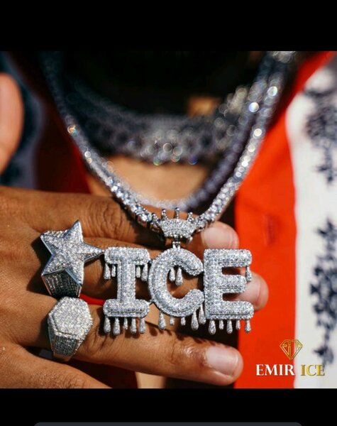 Collier personnalisé ICE en diamant - Emir Ice