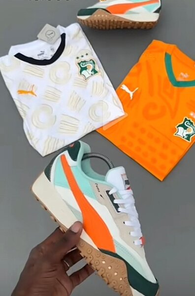 Chaussures de sport multicolores