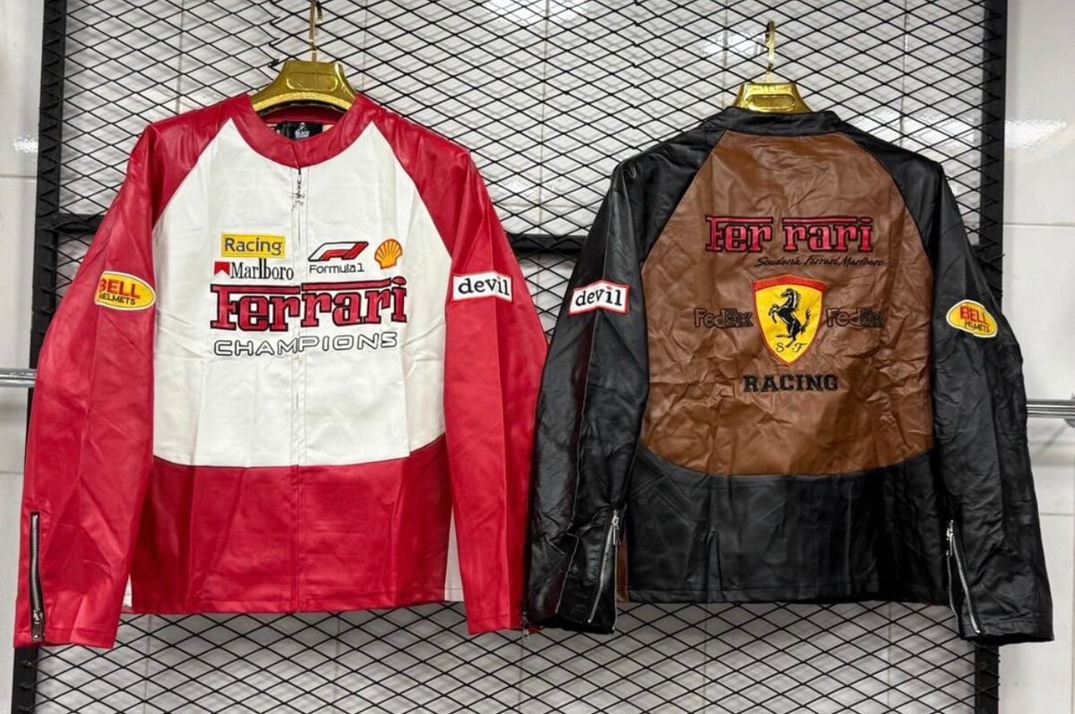 Veste de cuir pour homme