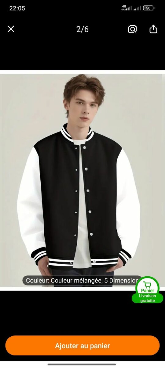 Blouson Varsity Mixte