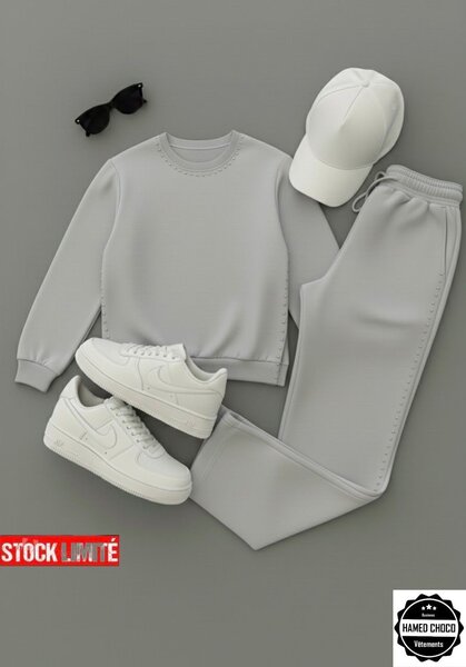 Ensemble Jogging Gris Unisexe