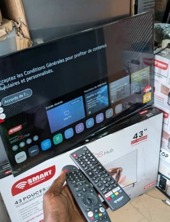 Téléviseur Smart TV 43 pouces Full HD