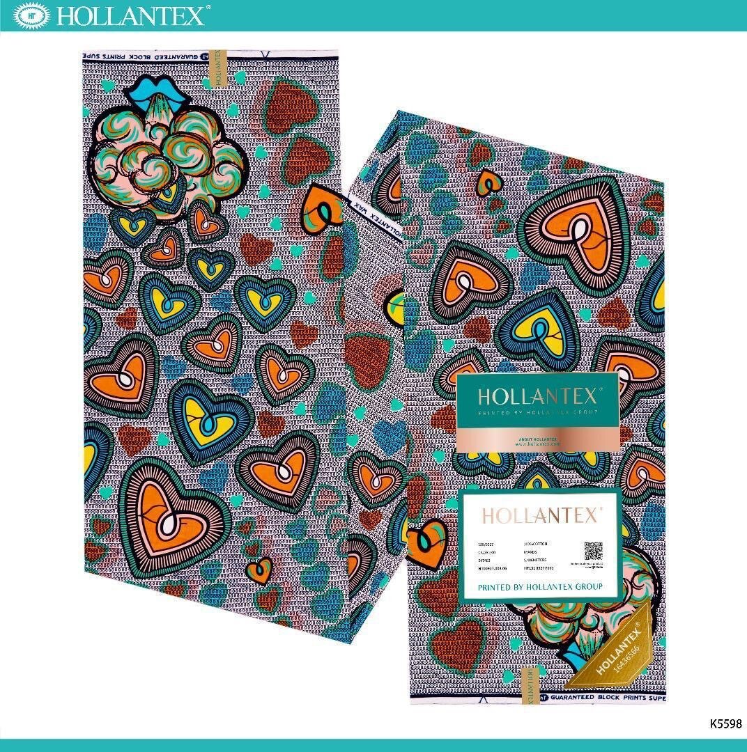 Tissus Wax Colorés Hollantex