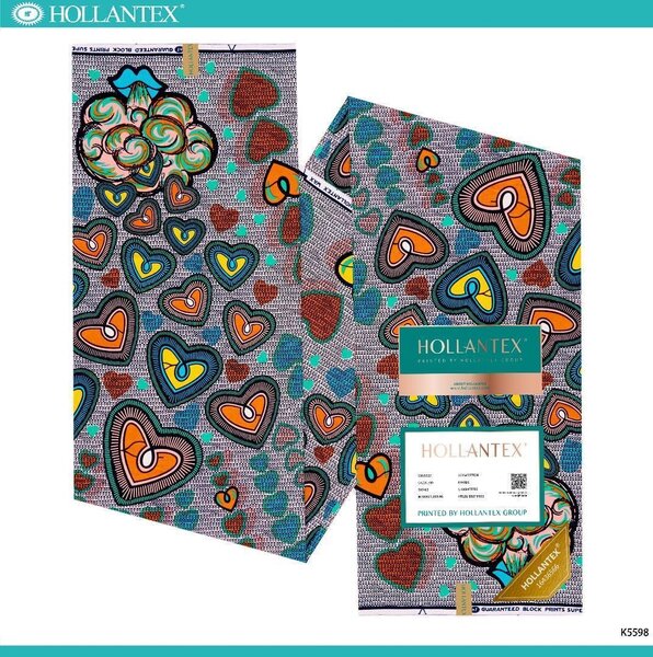 Tissus Wax Colorés Hollantex