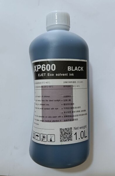 Encre Solvant Écologique Noire 1L