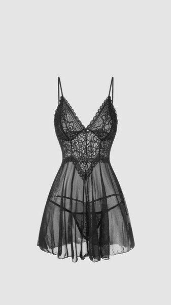 Ensemble lingerie dentelle sexy