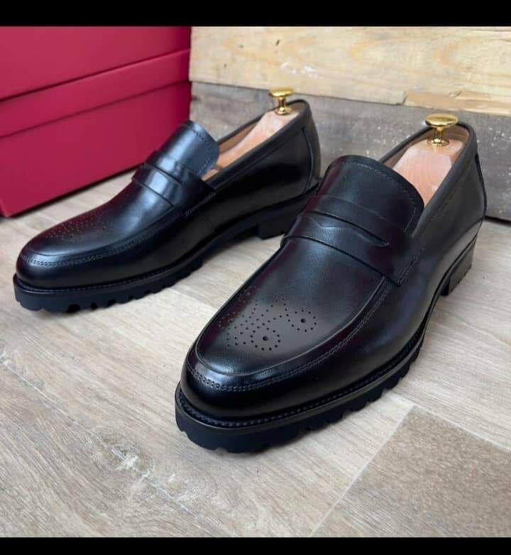 Mocassins en cuir pour hommes élégants