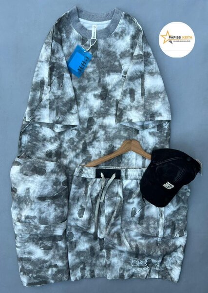 Ensemble décontracté homme tie-dye