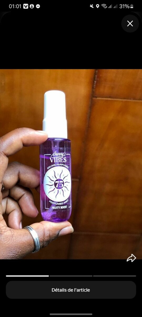 Brume parfumée envoûtante