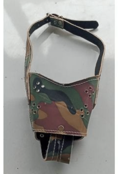 Museau camouflage pour chien