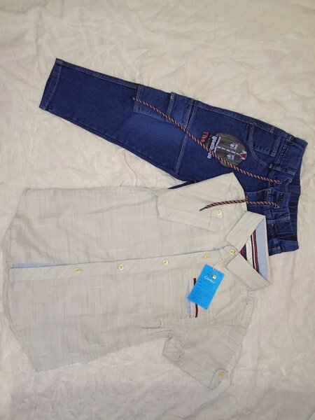 Ensemble chemise et jean enfant
