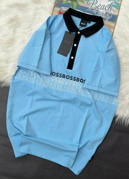 Hugo Boss Polo Homme Bleu