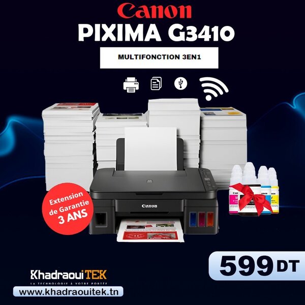 Imprimante multifonction Canon PIXMA G3410