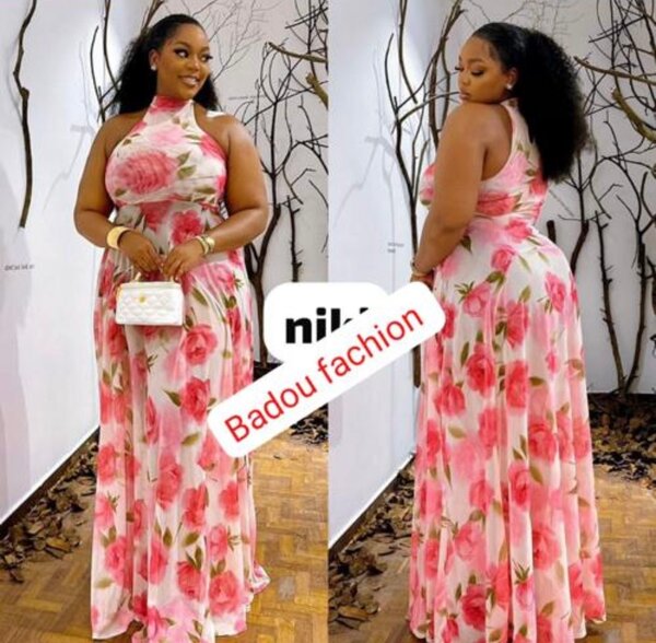 Robe longue florale élégante