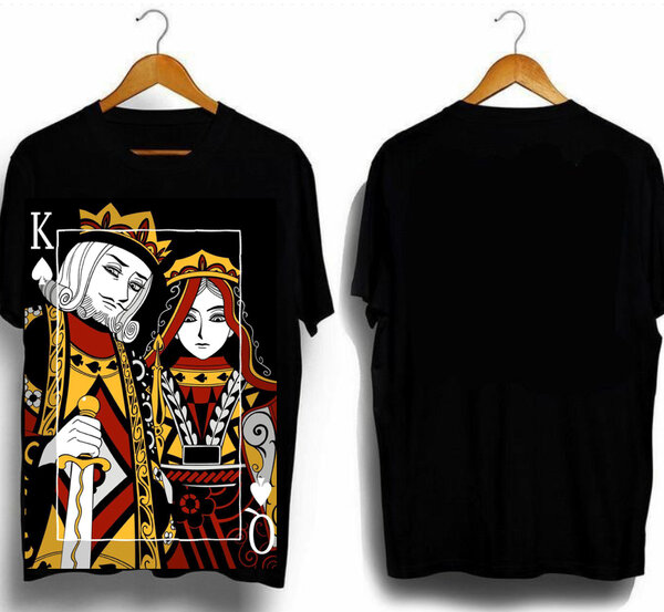 T-shirt Carte Roi et Reine