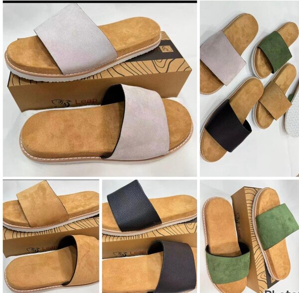 Sandales confortables en cuir