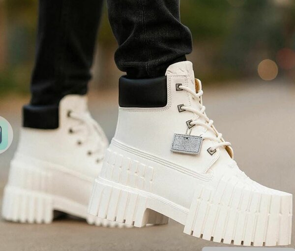 Bottes blanches tendance