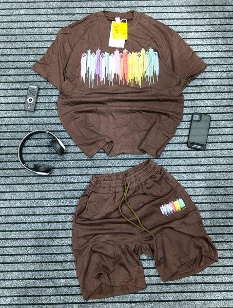 Ensemble T-shirt et short décontracté homme