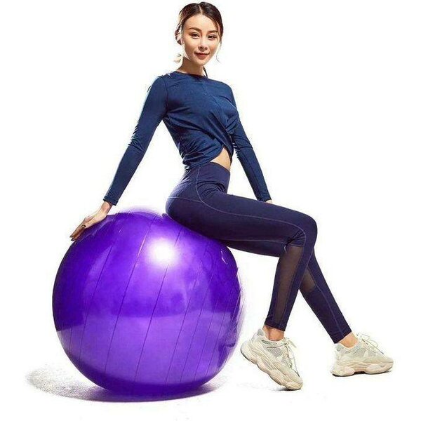 Ballon de fitness violet