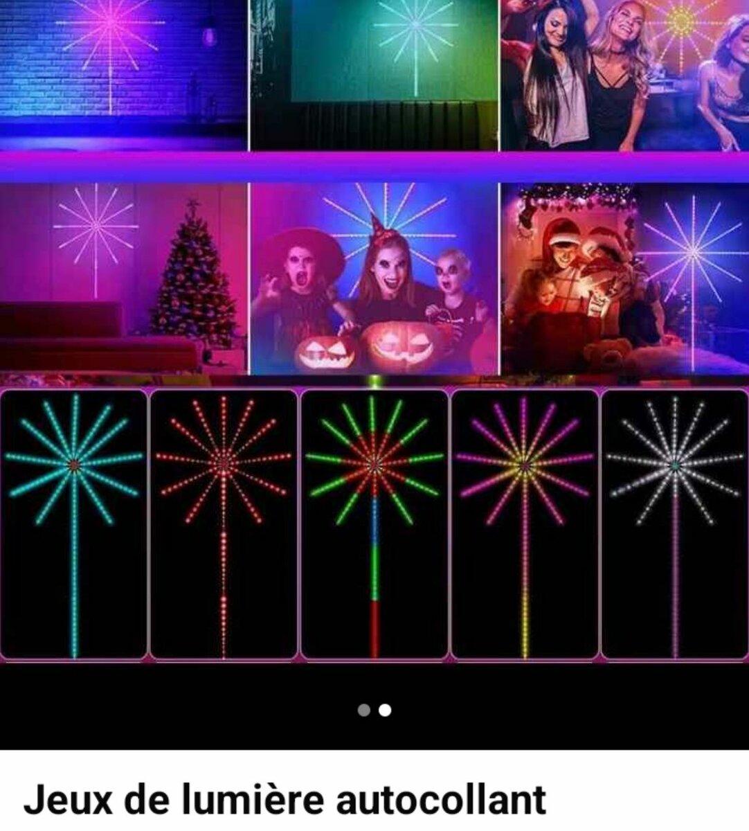 LED lumineux autocollant.