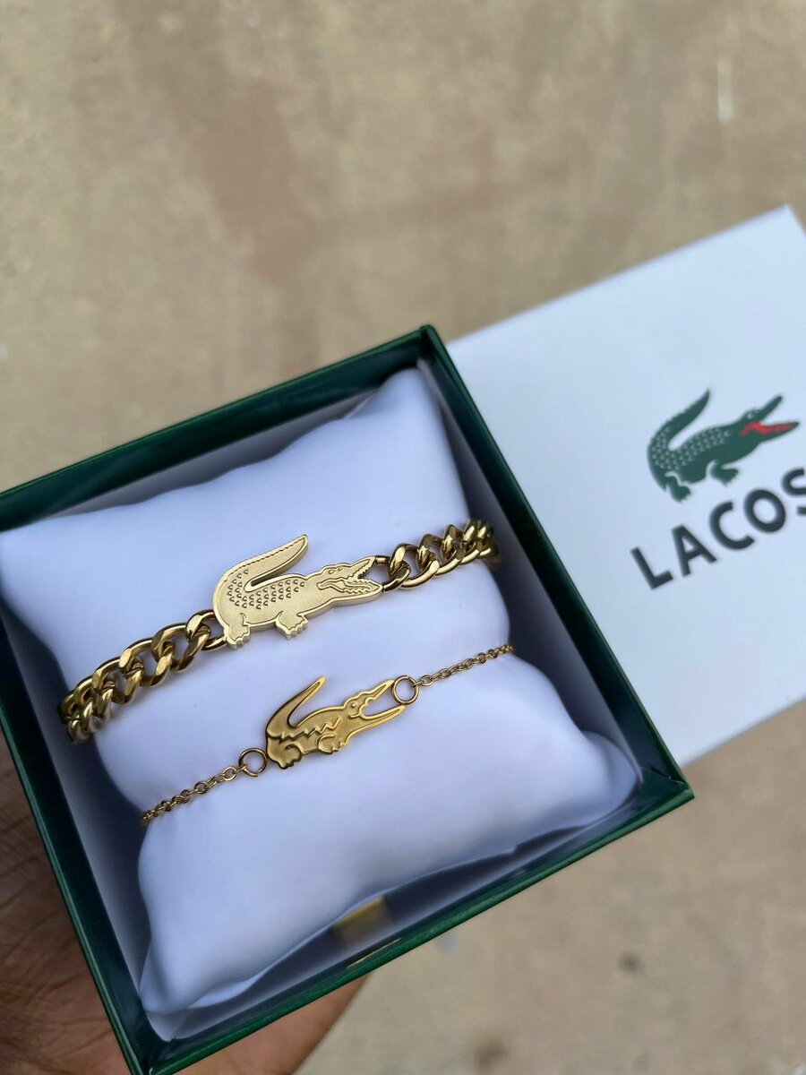 Bracelet Lacoste en or