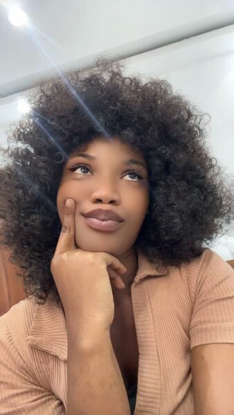 Perruque Afro Frisée