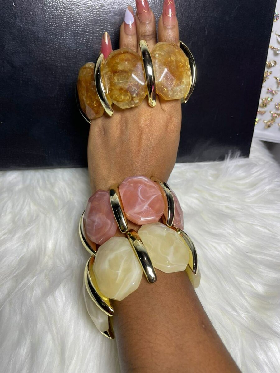 Bracelet élégant pierres naturelles