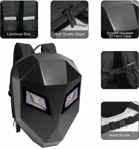 Sac à dos LED intelligent RGB