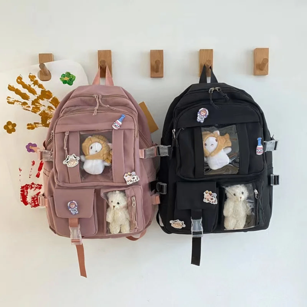 Sac à dos mignon avec peluche