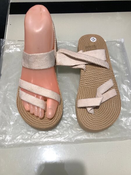 Sandales confortables en corde