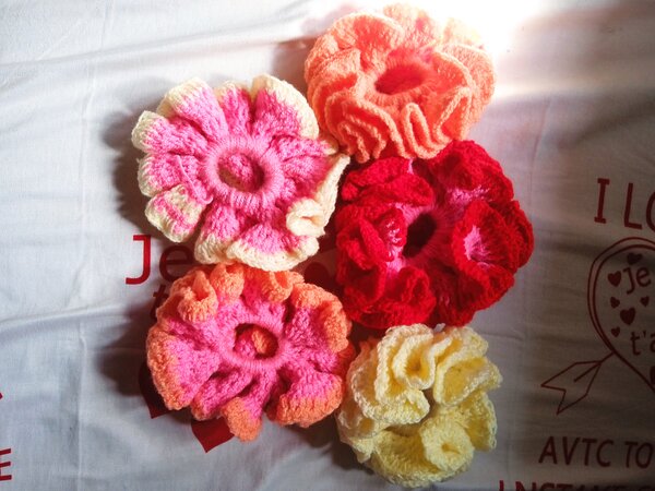 Lot de Chouchous Tricotés en Laine