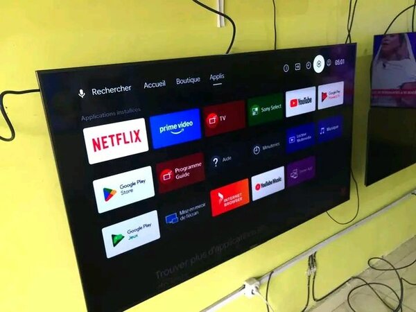 Téléviseur 4K UHD 55 pouces Smart TV