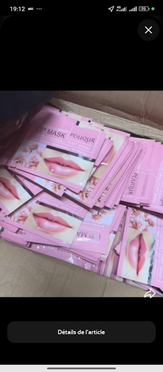 Masque pour les lèvres