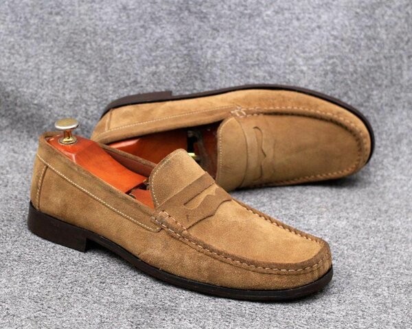 Mocassins en daim pour hommes