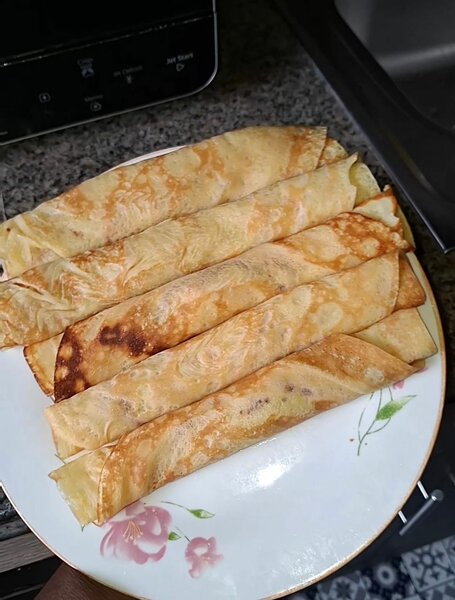 Crêpes roulées maison