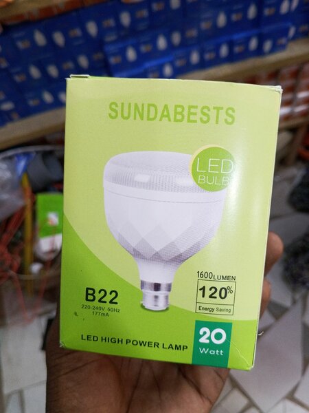 SUNDABESTS Lampe LED B22 20W