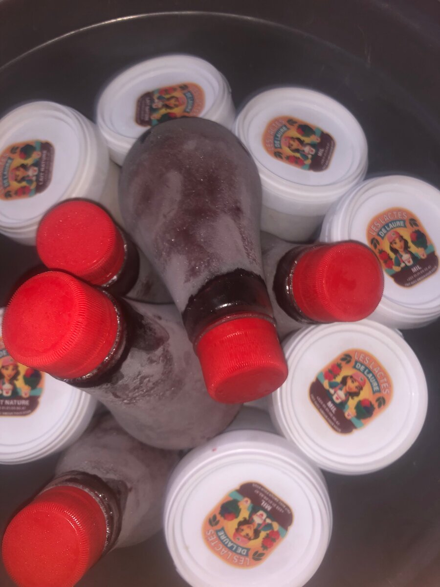 Lait caillé, dèguê, jus nature