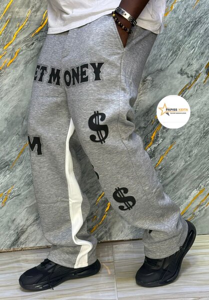 Jogging homme avec motif dollar