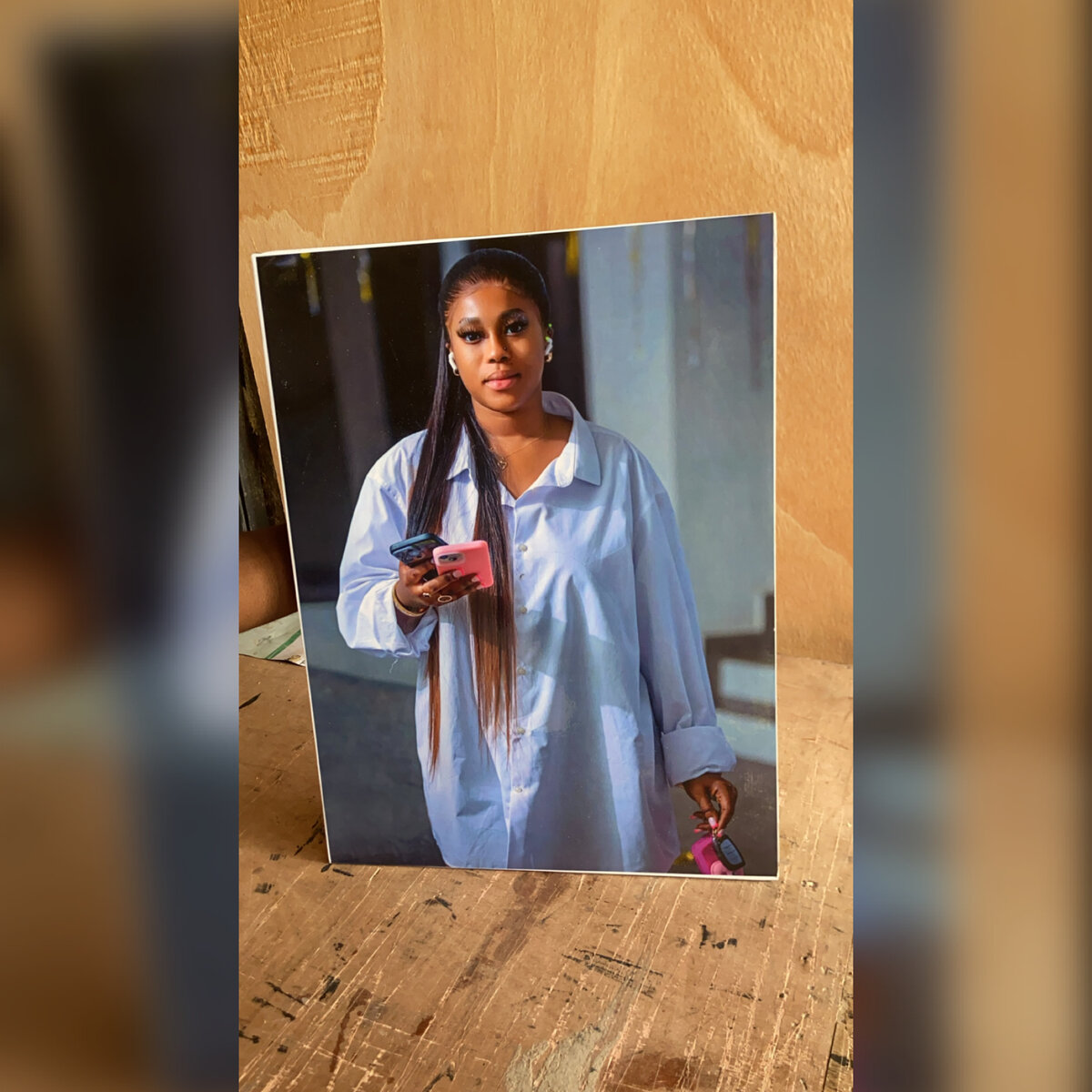 Portrait photo en couleur