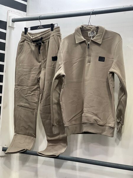 Ensemble survêtement beige homme