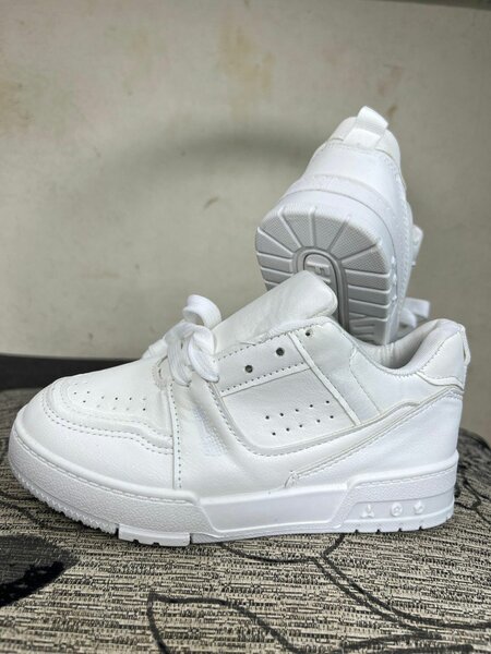 Baskets blanches en cuir