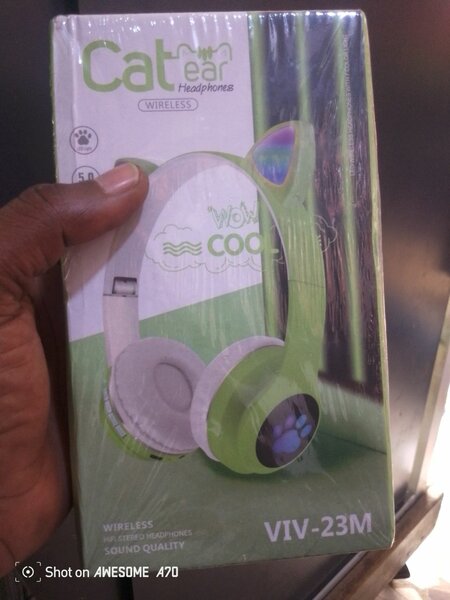 Casque sans fil oreille de chat