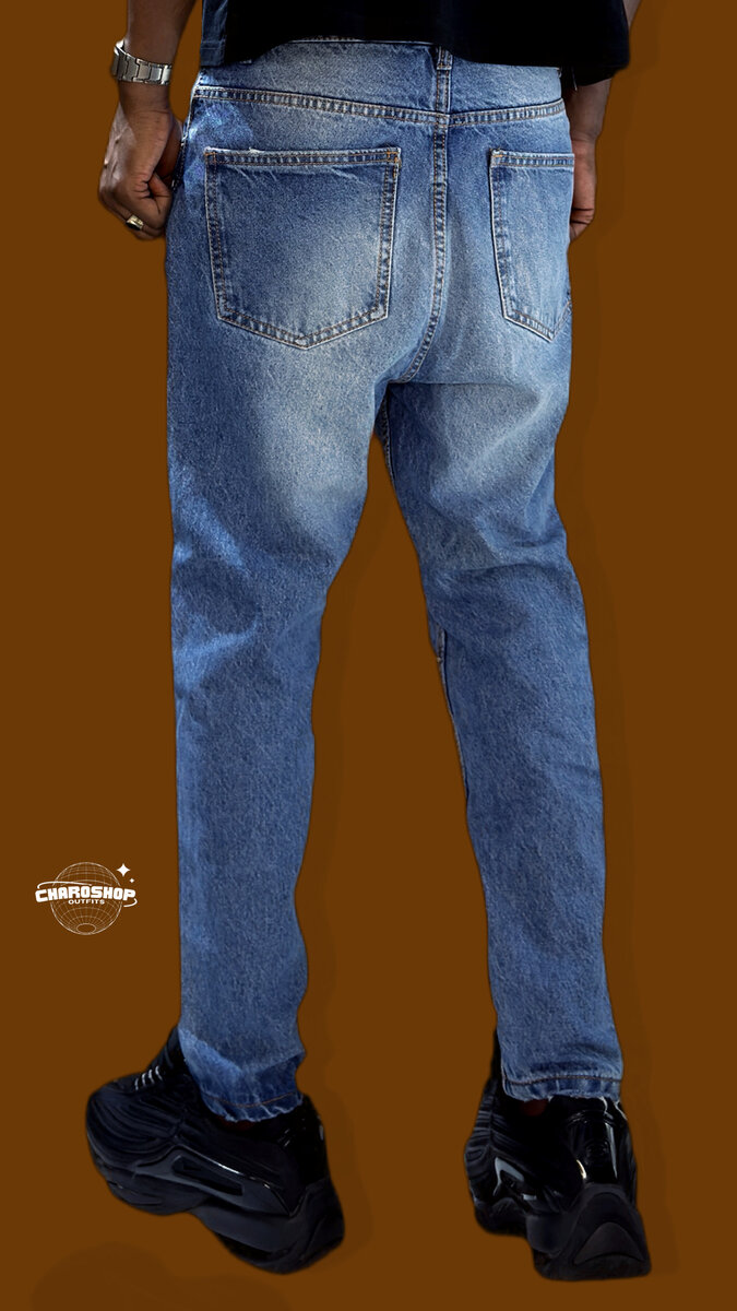 Jeans droits décontractés homme