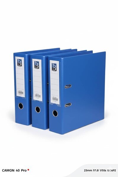 Classeur à levier bleu robuste