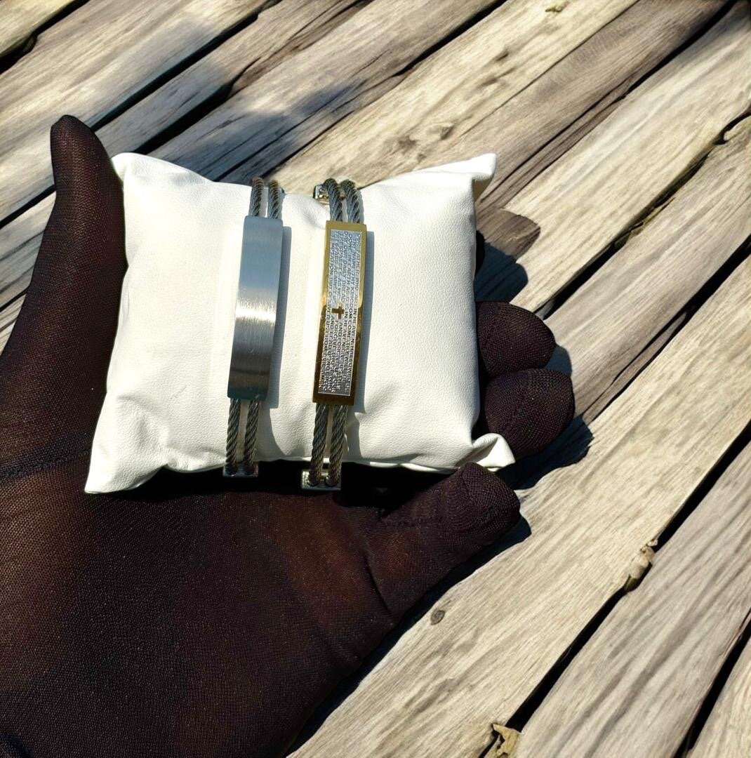 Bracelet Homme Luxe en Acier