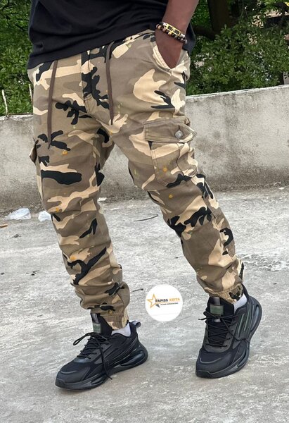 Pantalon Cargo Camouflage Homme
